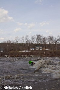 Quinn Connell going big on the White in Vermont.